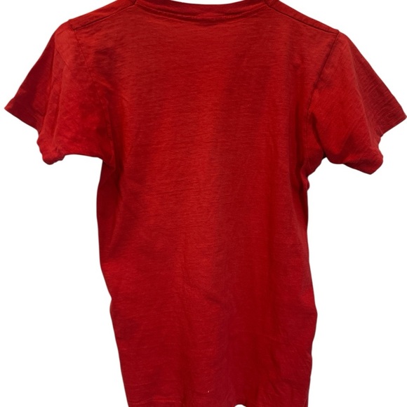 Vtg Ladies Unisex 1970s Rainbow Glitter Led Zeppelin Red T Shirt Sz S/M*READ - Picture 2 of 11